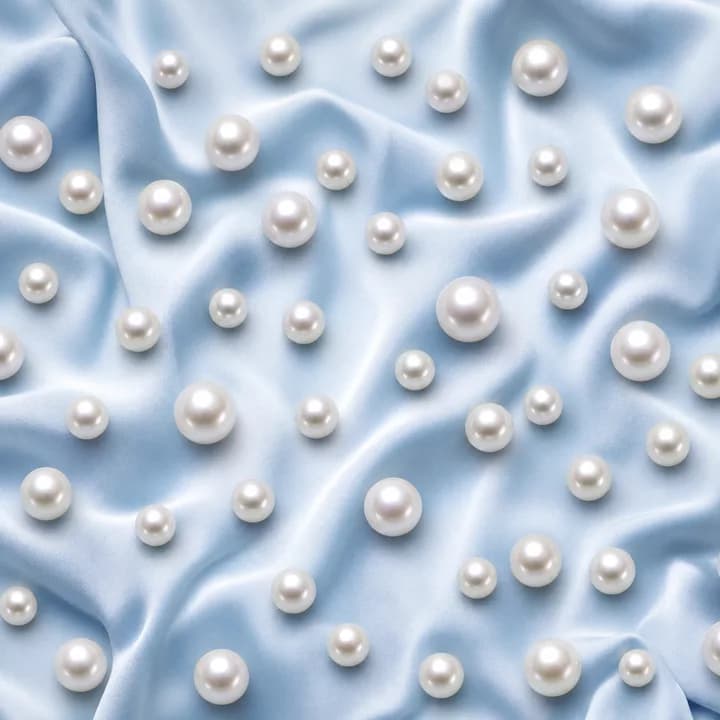 真珠を数えるサンプル画像