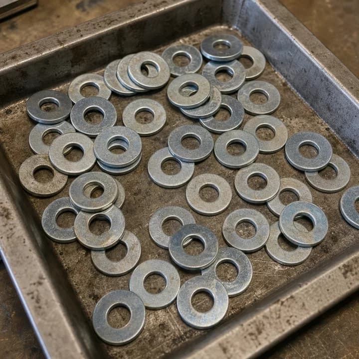 ワッシャーを数えるサンプル画像
